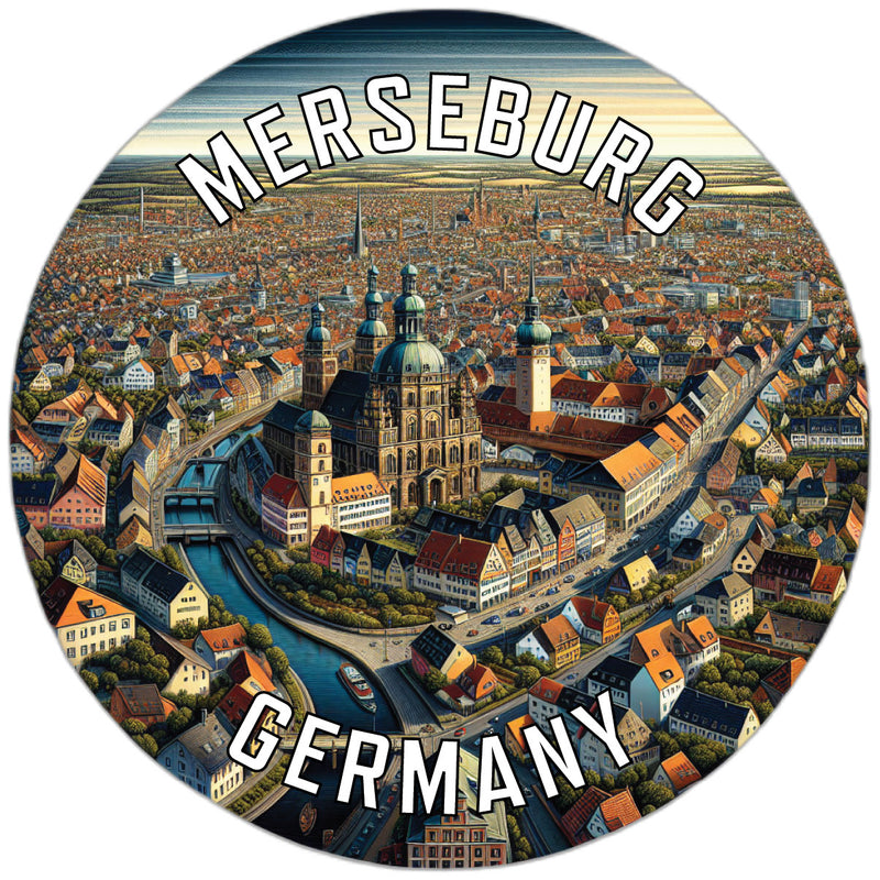 Merseburg Germany Souvenir Vinyl Decal Sticker 2-Inch