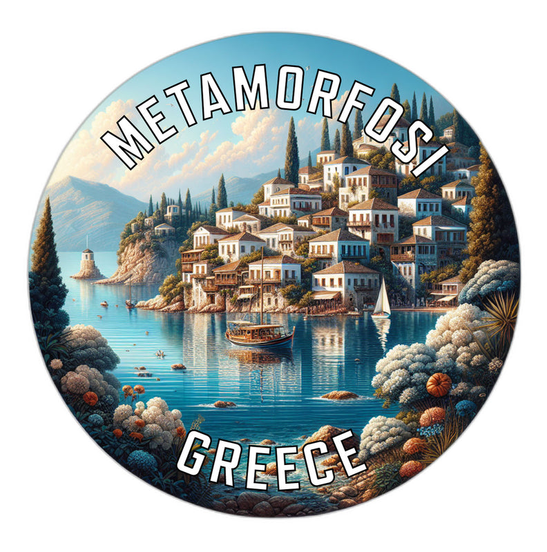 Metamorfosi Greece Souvenir Vinyl Decal Sticker 6-Inch