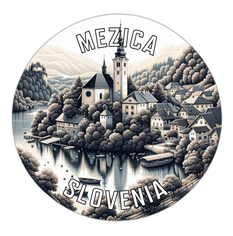 Mezica Slovenia Souvenir Vinyl Decal Sticker 6-Inch