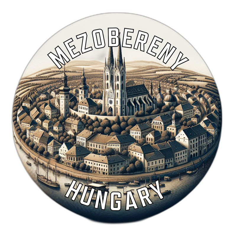 Mezobereny Hungary Souvenir Vinyl Decal Sticker 6-Inch