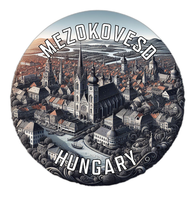 Mezokovesd Hungary Souvenir Die Cut Flat Magnet 2-Inch