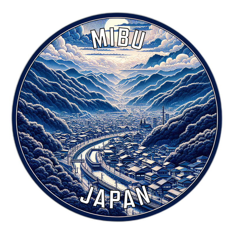 Mibu Japan Souvenir Vinyl Decal Sticker 2-Inch