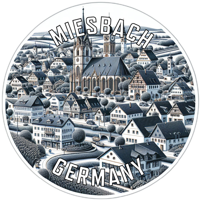 Miesbach Germany Souvenir Vinyl Decal Sticker 2-Inch