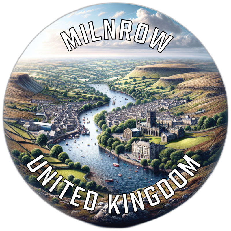 Milnrow United Kingdom Souvenir Vinyl Decal Sticker 6-Inch