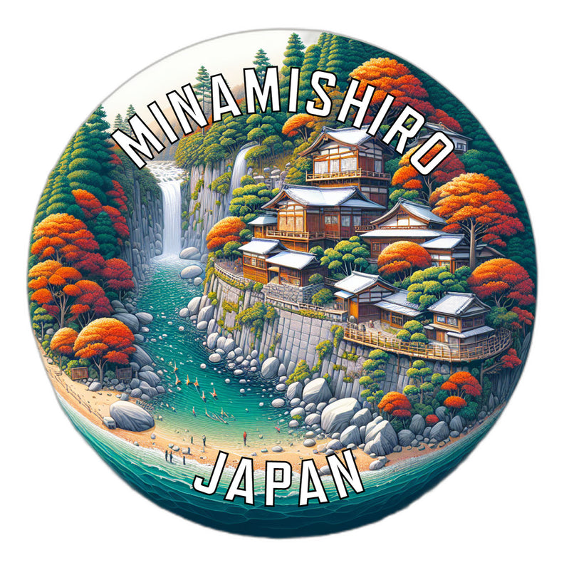 Minamishiro Japan Souvenir Vinyl Decal Sticker 6-Inch