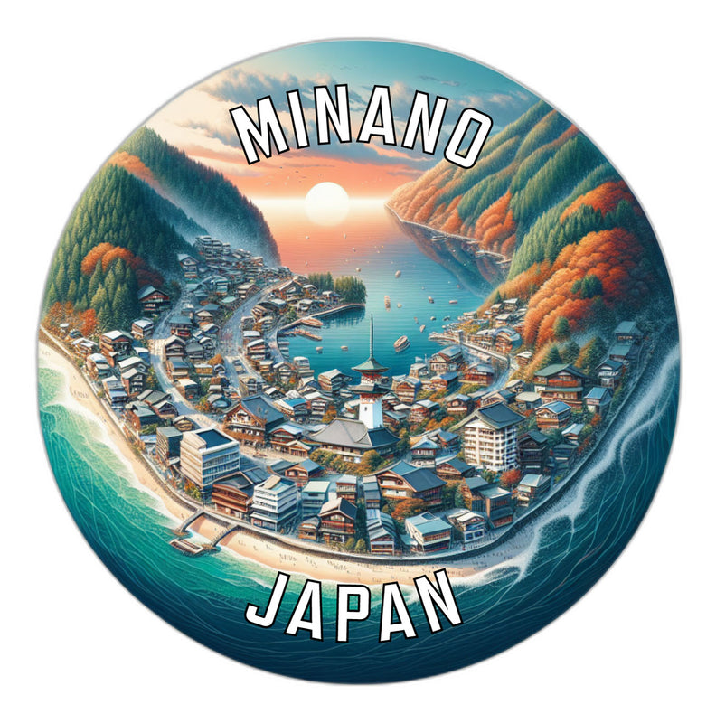 Minano Japan Souvenir Vinyl Decal Sticker 2-Inch
