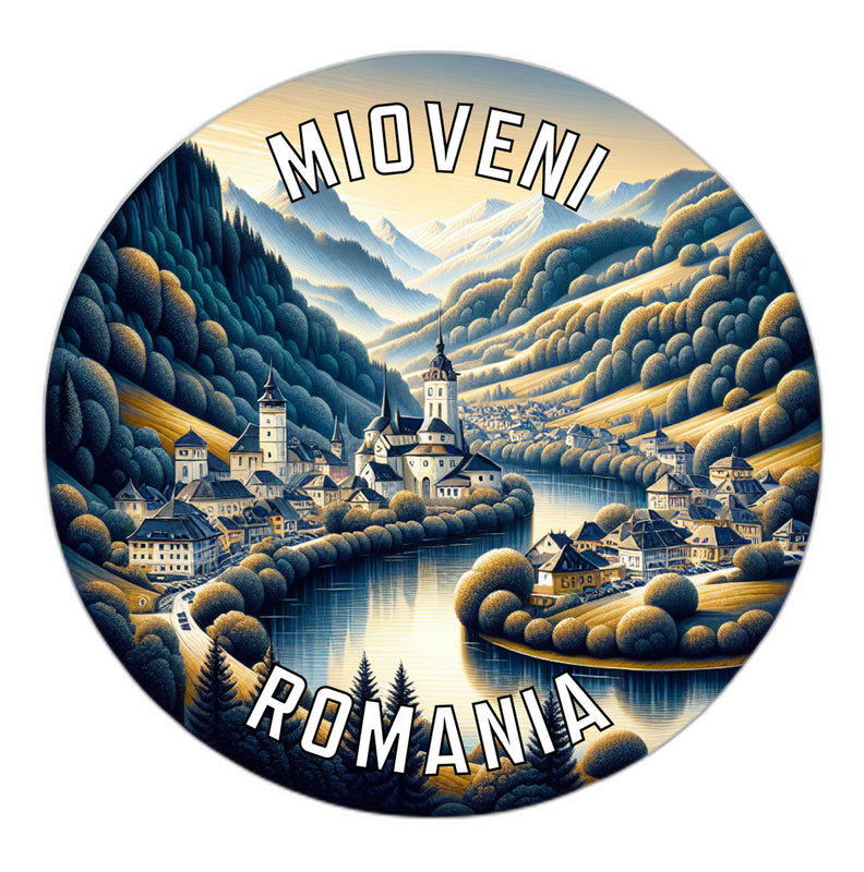 Mioveni Romania Souvenir Die Cut Flat Magnet 6-Inch