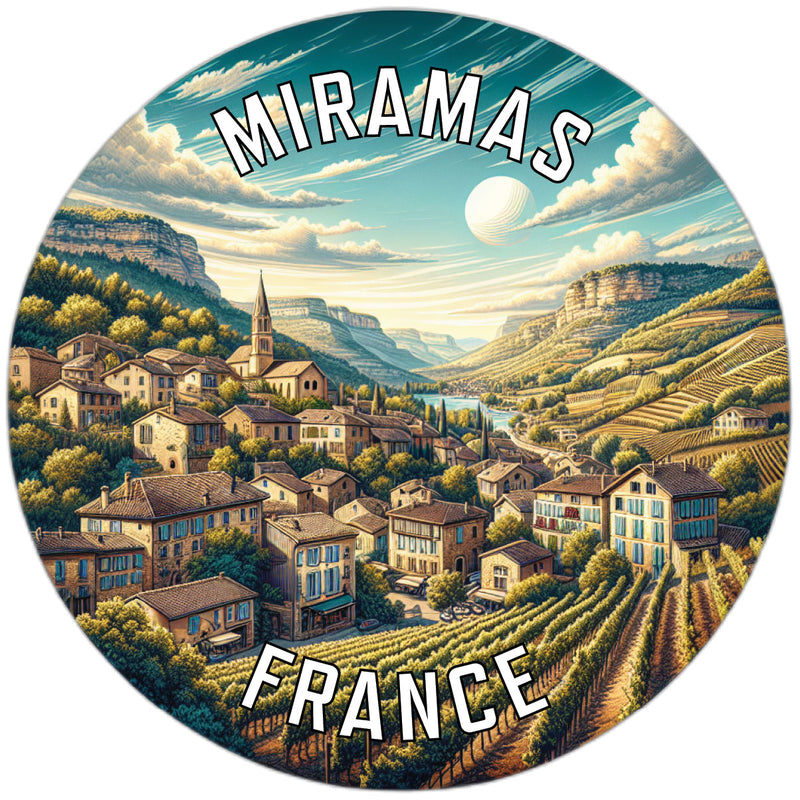 Miramas France Souvenir Vinyl Decal Sticker 2-Inch