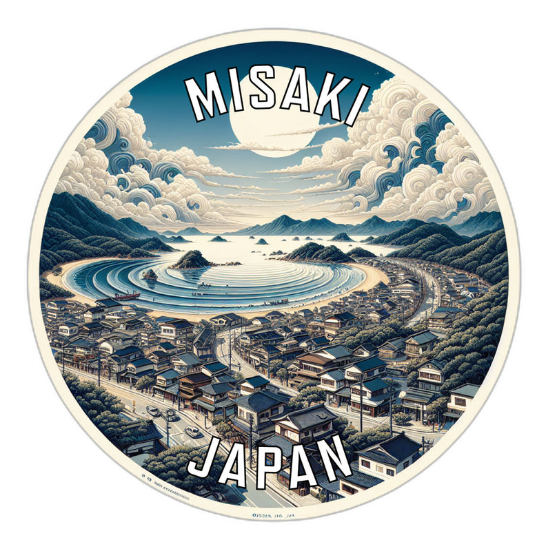 Misaki Japan Souvenir Vinyl Decal Sticker 2-Inch