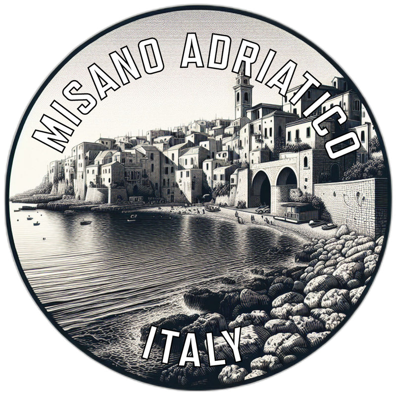 Misano Adriatico Italy Souvenir Die Cut Flat Magnet 2-Inch