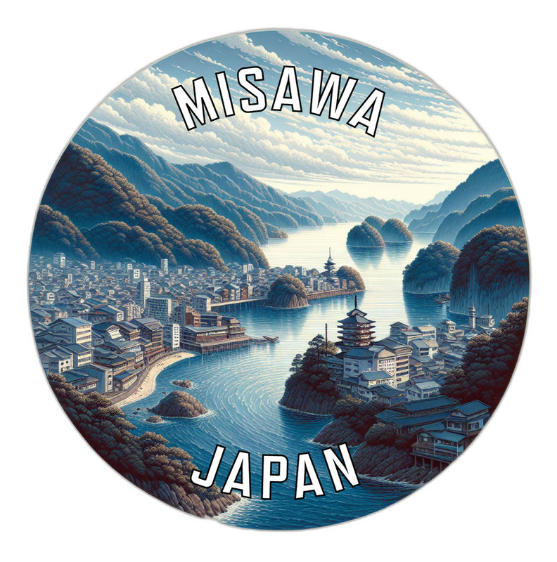 Misawa Japan Souvenir Vinyl Decal Sticker 2-Inch
