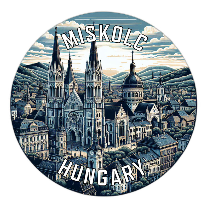 Miskolc Hungary Souvenir Vinyl Decal Sticker 6-Inch
