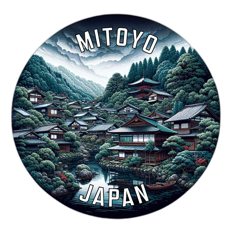 Mitoyo Japan Souvenir Vinyl Decal Sticker 2-Inch
