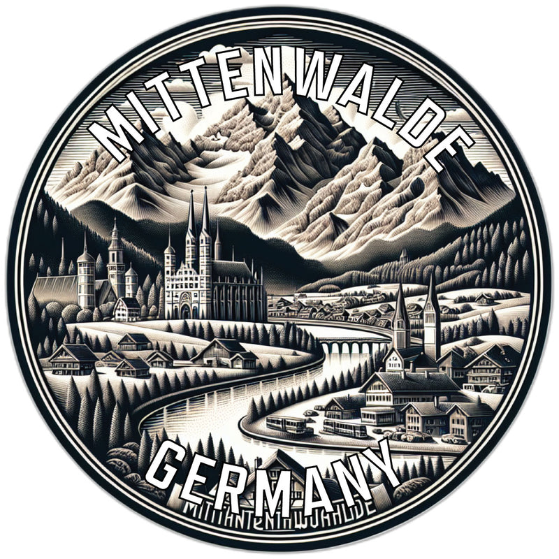 Mittenwalde Germany Souvenir Vinyl Decal Sticker 2-Inch