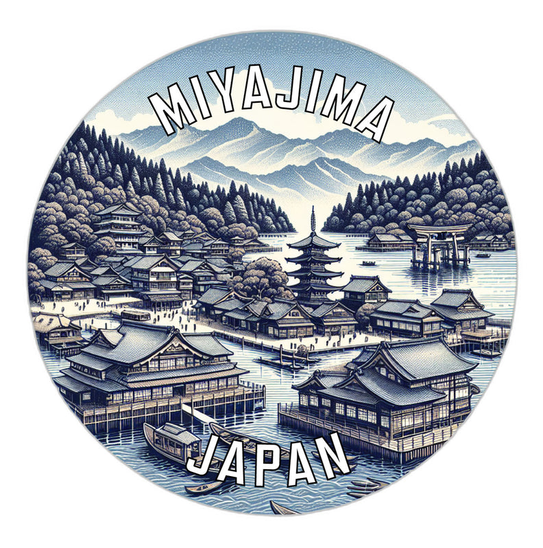 Miyajima Japan Souvenir Vinyl Decal Sticker 6-Inch