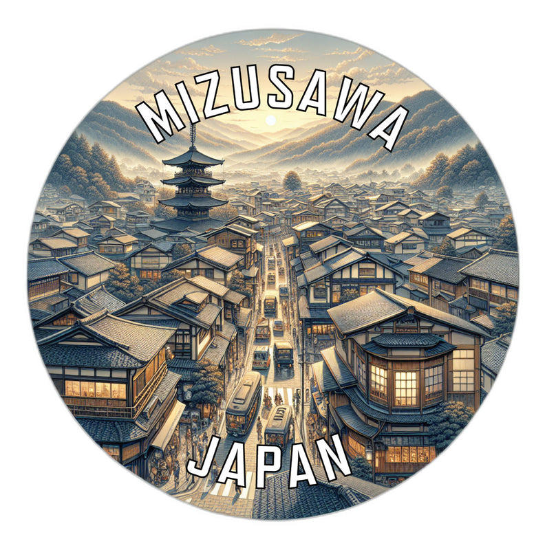 Mizusawa Japan Souvenir Vinyl Decal Sticker 6-Inch