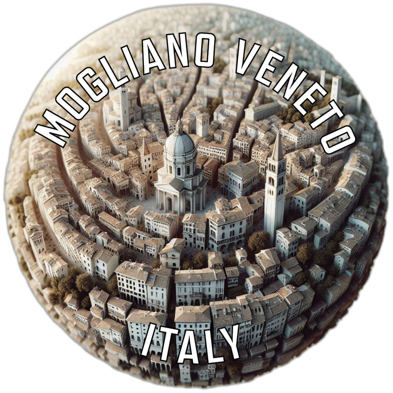 Mogliano Veneto Italy Souvenir Die Cut Flat Magnet 6-Inch