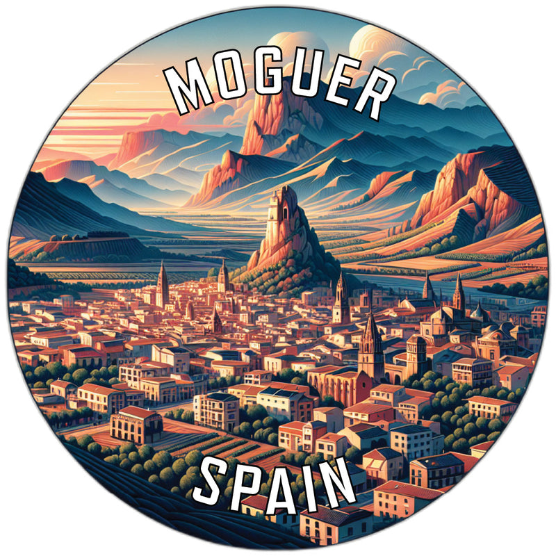 Moguer Spain Souvenir Vinyl Decal Sticker 3-Inch