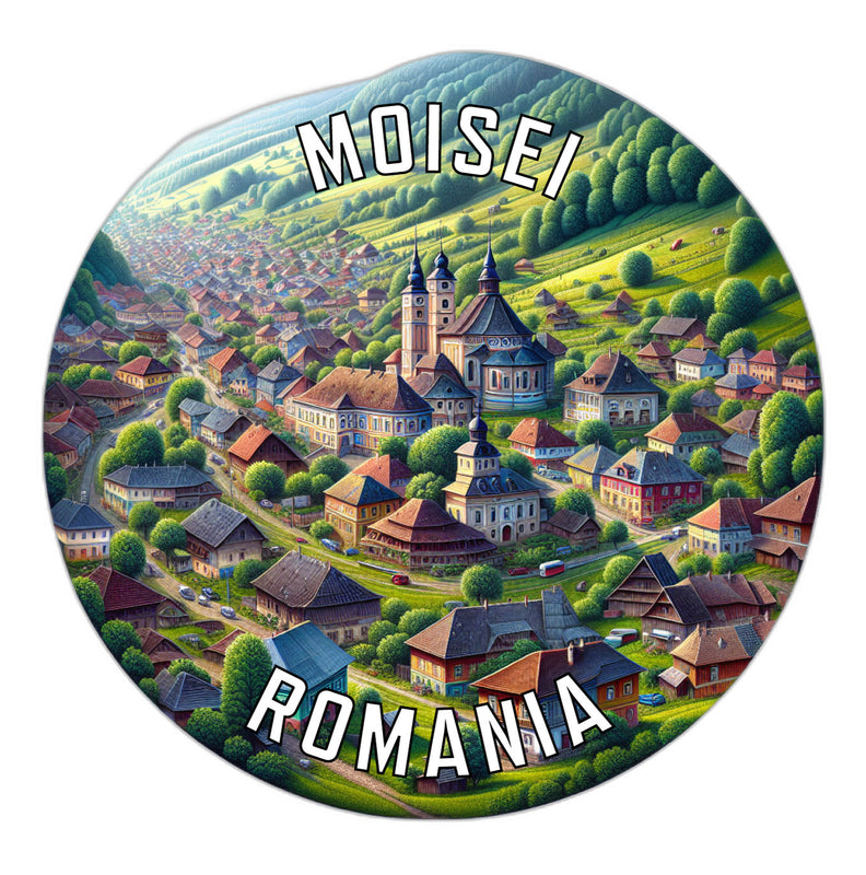 Moisei Romania Souvenir Vinyl Decal Sticker 2-Inch
