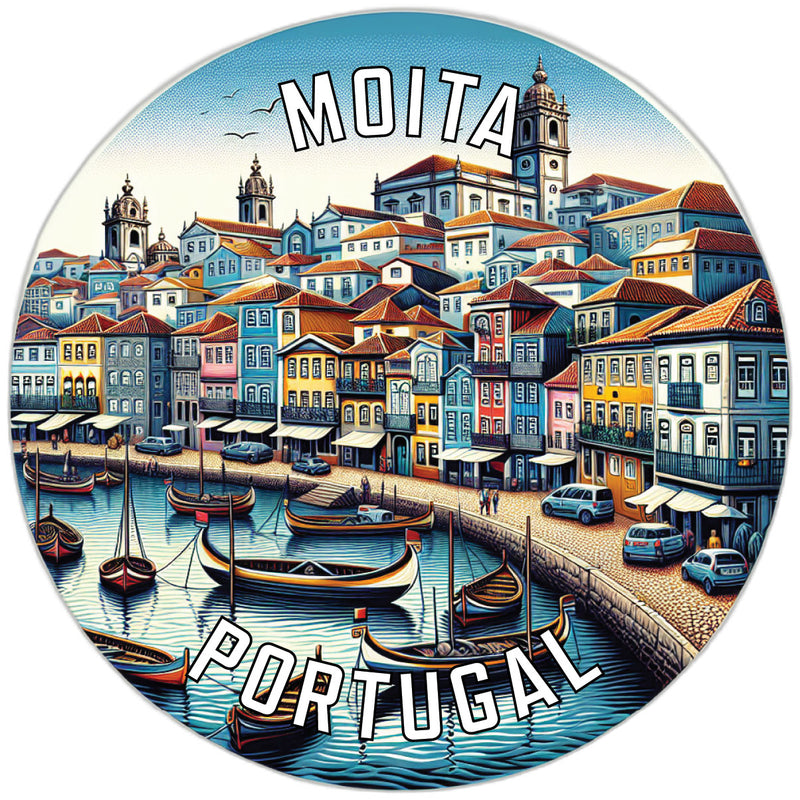 Moita Portugal Souvenir Vinyl Decal Sticker 6-Inch