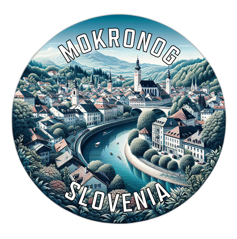 Mokronog Slovenia Souvenir Vinyl Decal Sticker 2-Inch