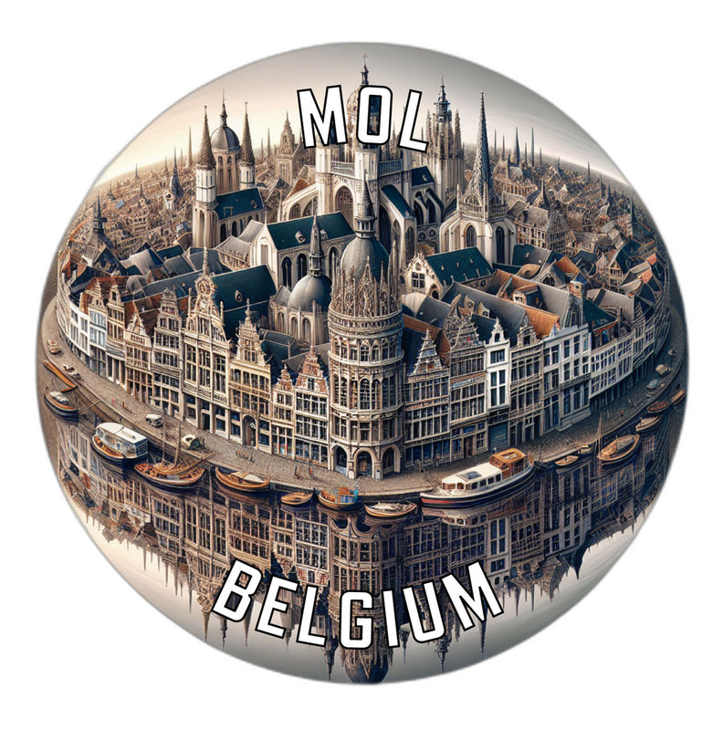 Mol Belgium Souvenir Vinyl Decal Sticker 6-Inch