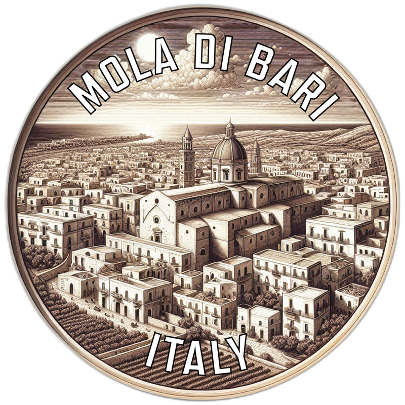 Mola di Bari Italy Souvenir Vinyl Decal Sticker 2-Inch