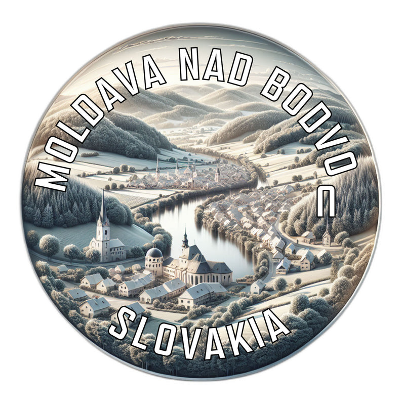 Moldava nad Bodvou Slovakia Souvenir Vinyl Decal Sticker 2-Inch