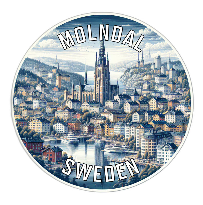 Molndal Sweden Souvenir Vinyl Decal Sticker 2-Inch
