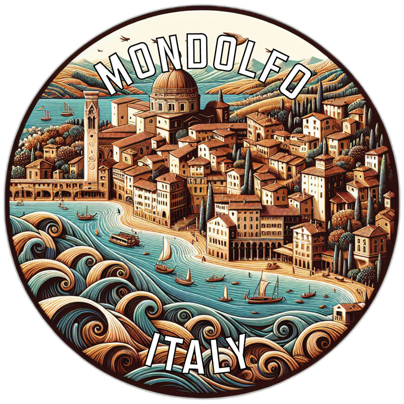 Mondolfo Italy Souvenir Vinyl Decal Sticker 6-Inch