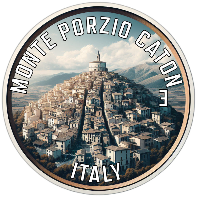 Monte Porzio Catone Italy Souvenir Die Cut Flat Magnet 2-Inch