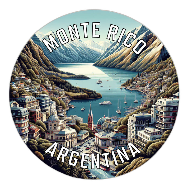 Monte Rico Argentina Souvenir Vinyl Decal Sticker 6-Inch