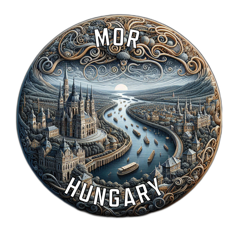 Mor Hungary Souvenir Vinyl Decal Sticker 3-Inch