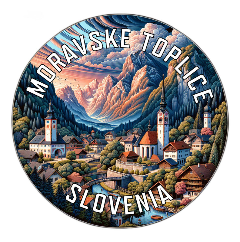 Moravske Toplice Slovenia Souvenir Vinyl Decal Sticker 4-Inch
