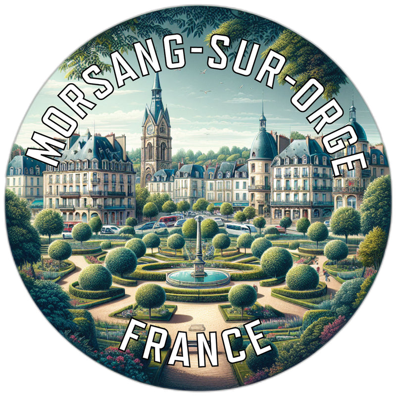 Morsang sur Orge France Souvenir Die Cut Flat Magnet 2-Inch