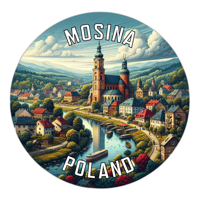 Mosina Poland Souvenir Vinyl Decal Sticker 6-Inch