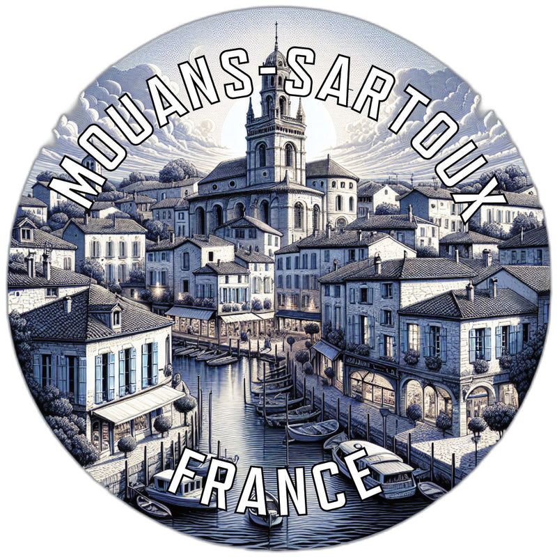 Mouans Sartoux France Souvenir Vinyl Decal Sticker 6-Inch