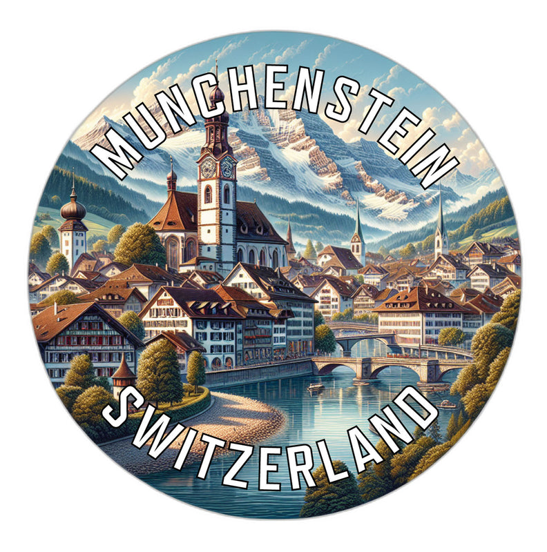 Munchenstein Switzerland Souvenir Vinyl Decal Sticker 2-Inch
