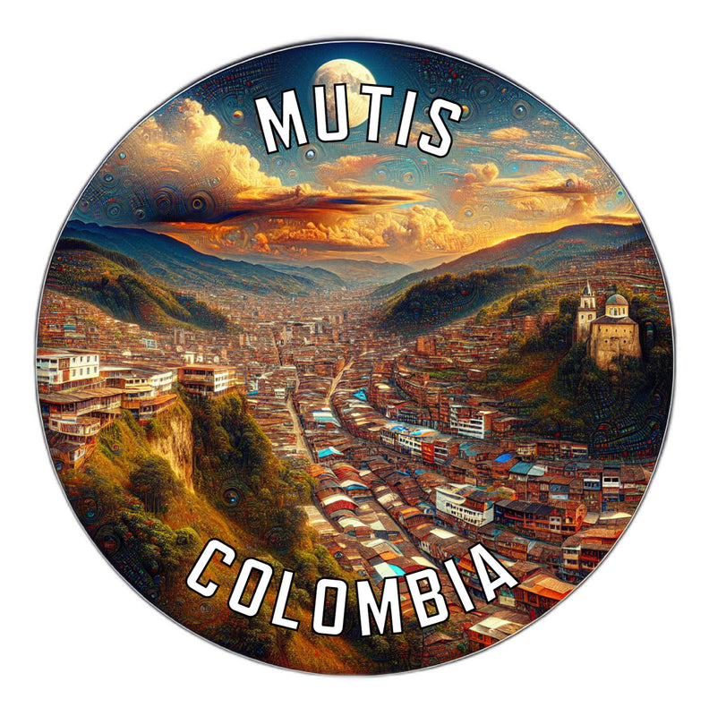 Mutis Colombia Souvenir Vinyl Decal Sticker 2-Inch