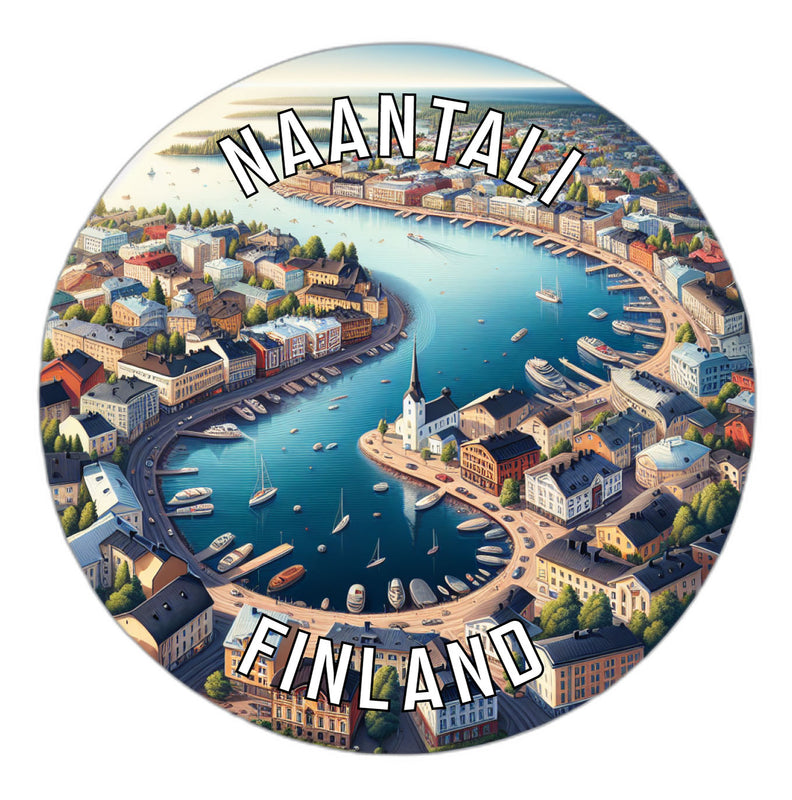 Naantali Finland Souvenir Die Cut Flat Magnet 6-Inch