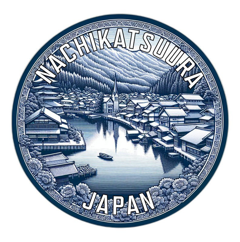 Nachikatsuura Japan Souvenir Vinyl Decal Sticker 3-Inch