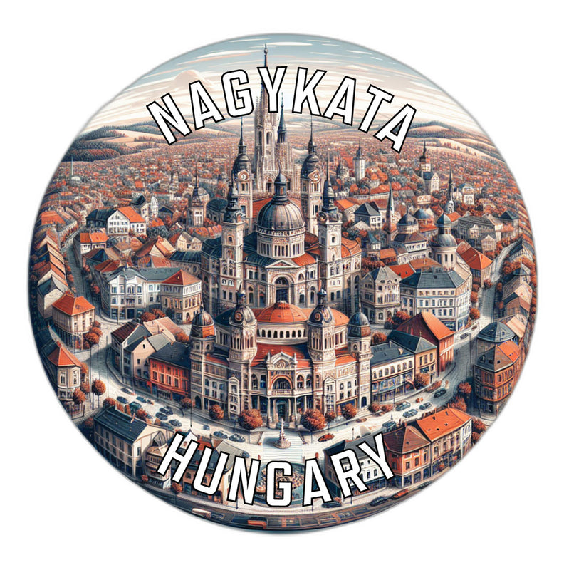 Nagykata Hungary Souvenir Vinyl Decal Sticker 6-Inch