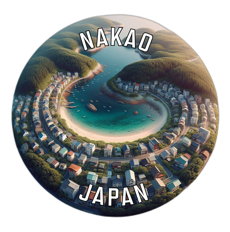 Nakao Japan Souvenir Die Cut Flat Magnet 6-Inch