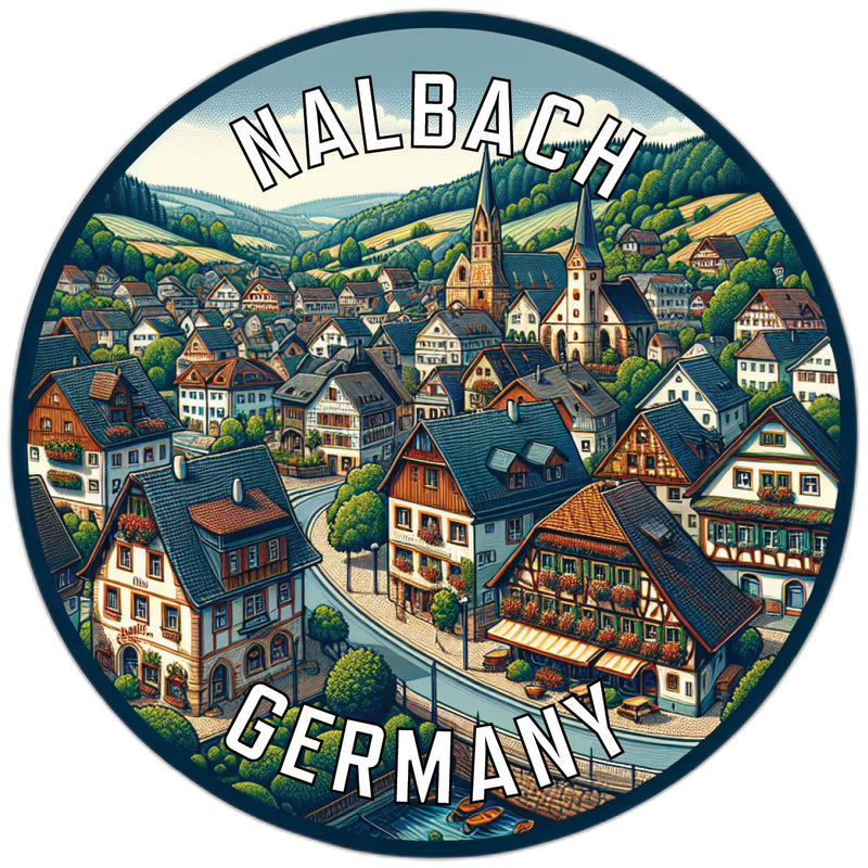 Nalbach Germany Souvenir Vinyl Decal Sticker 2-Inch