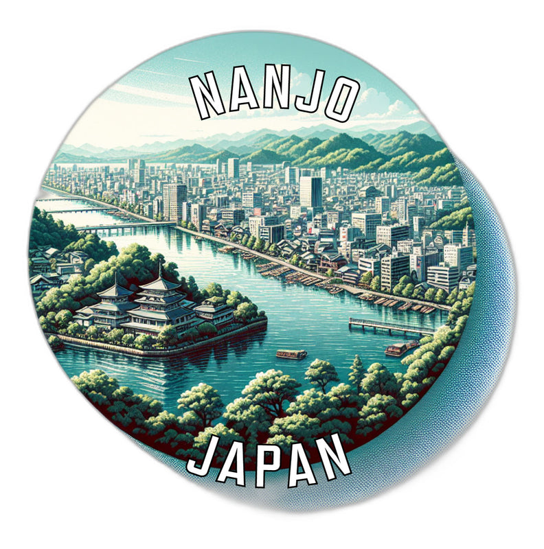 Nanjo Japan Souvenir Die Cut Flat Magnet 3-Inch