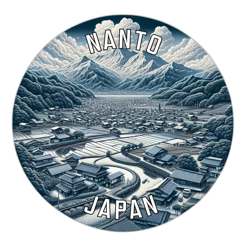 Nanto Japan Souvenir Vinyl Decal Sticker 4-Inch