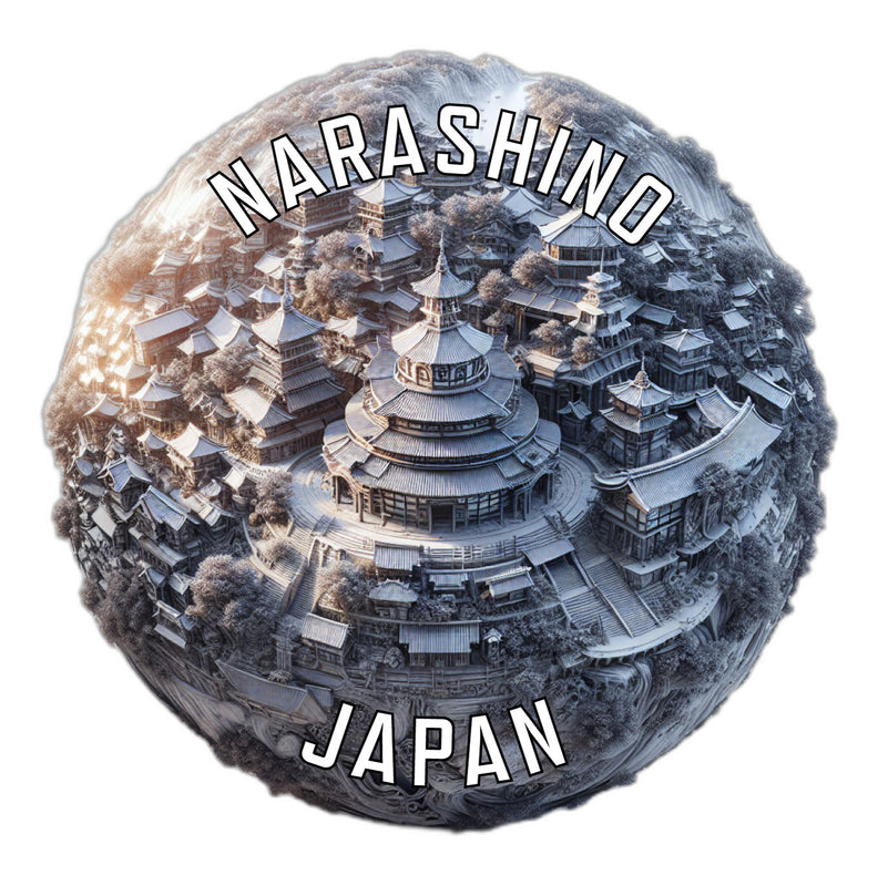 Narashino Japan Souvenir Vinyl Decal Sticker 4-Inch