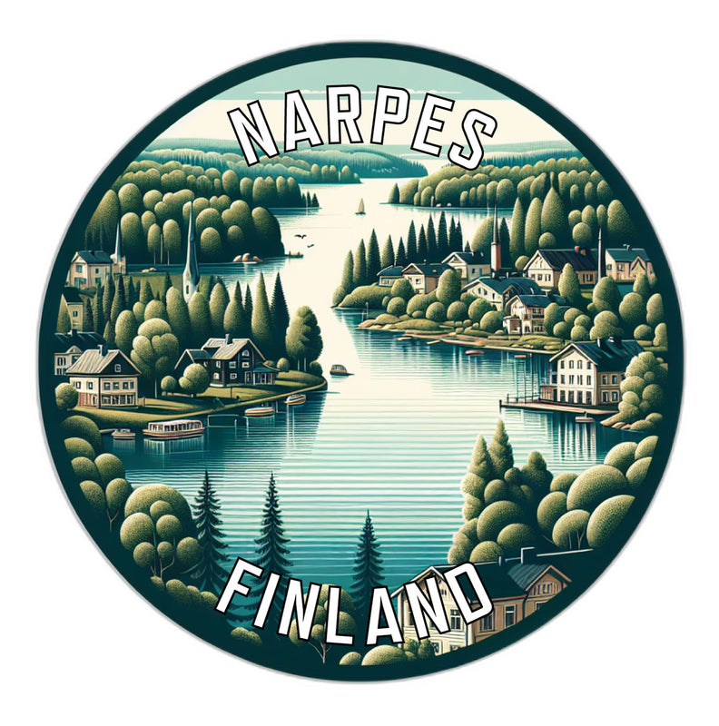 Narpes Finland Souvenir Vinyl Decal Sticker 3-Inch