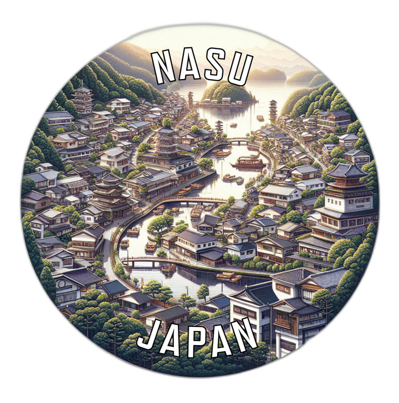 Nasu Japan Souvenir Die Cut Flat Magnet 6-Inch