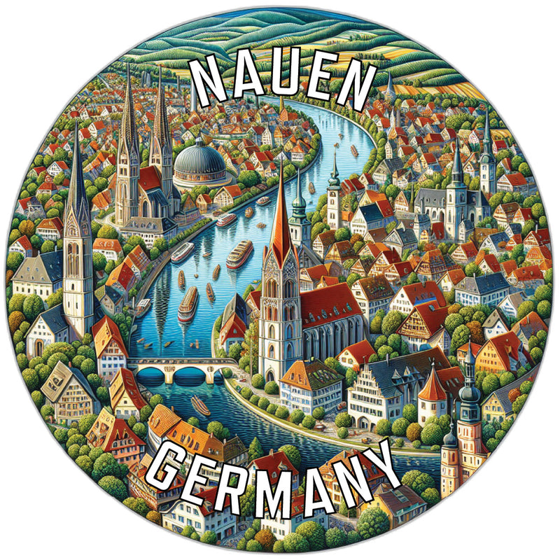 Nauen Germany Souvenir Vinyl Decal Sticker 2-Inch